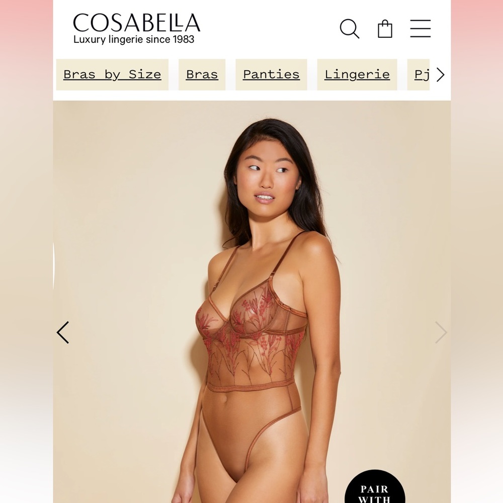 NWT Cosabella Kalahari Teddy